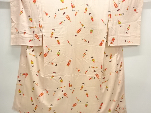 Japanese Kimono / Chirimen Kinsha Silk